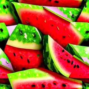 Crunchy Watermelon PNG 11