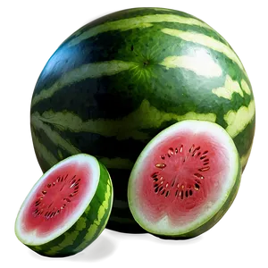 Crunchy Watermelon PNG Kmb12