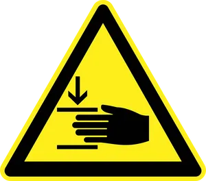 Crush_ Hazard_ Warning_ Sign PNG image