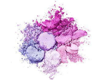 Crushed Eyeshadow Palette Colors PNG