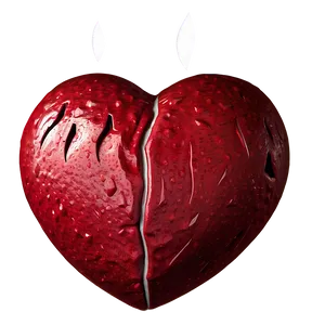 Crushed Heart Emoji PNG Dmx PNG