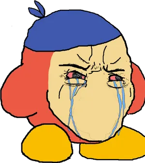 Crying Cartoon Character Meme.png PNG image
