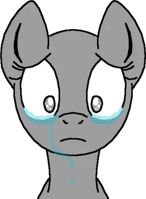Crying Pony Base Art PNG