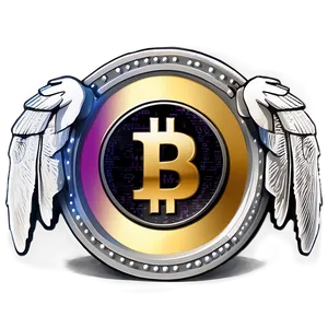 Crypto Coin With Wings Png 06282024 PNG image