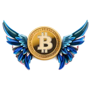 Crypto Coin With Wings Png 9 PNG image