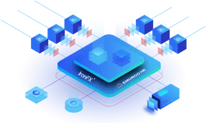 Cryptocurrency Blockchain Network Illustration PNG image