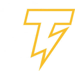 Cryptocurrency Logowith Lightning Bolt PNG image