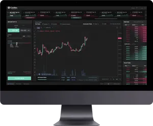 Cryptocurrency Trading Platform Interface PNG image