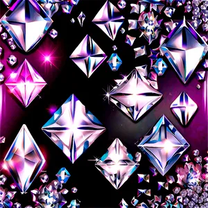 Crystal Bling Patterns Png 06202024 PNG image