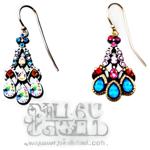 Crystal Chandelier Earring Png Wib PNG image