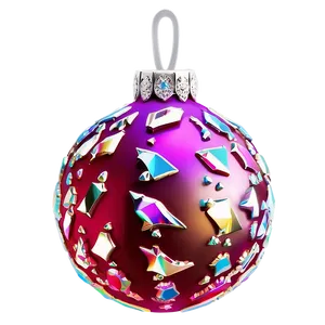 Crystal Christmas Ornaments PNG Ayv19 PNG