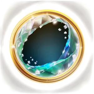 Crystal Circle Glow PNG Bay65