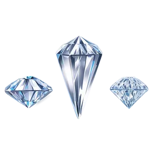 Crystal Clear Diamonds Falling Png 06132024 PNG image