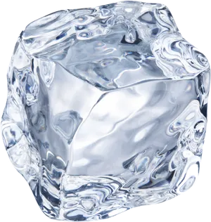 Crystal Clear Ice Cube PNG image