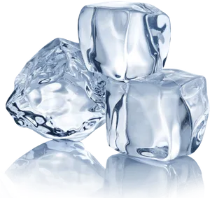 Crystal Clear Ice Cubes PNG image