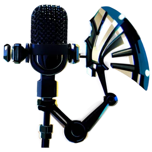 Crystal Clear Podcast Microphone PNG Knf52 PNG