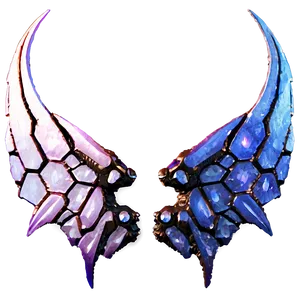 Crystal Demon Wings Png Hos67 PNG image