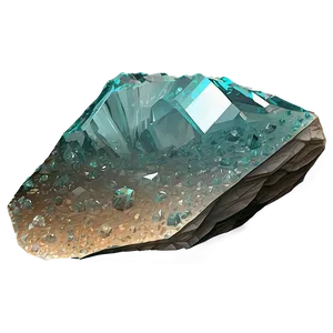 Crystal Embedded Rock Png 05032024 PNG image