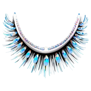 Crystal Fake Eyelashes PNG Dfj
