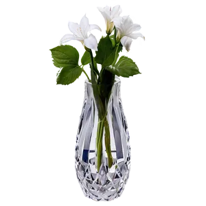 Crystal Flower Vase PNG Xih79