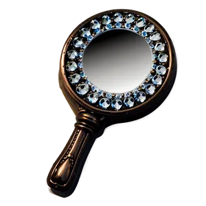 Crystal Hand Mirror Png 06212024 PNG image