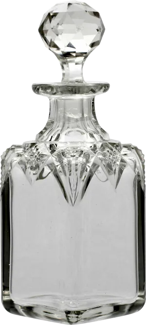 Crystal Perfume Bottle Elegance PNG image