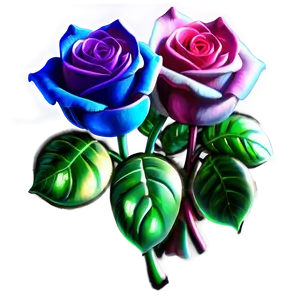 Crystal Roses Fantasy Png Meg85 PNG image