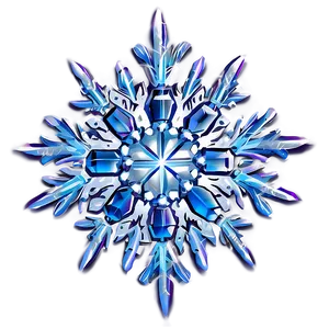 Crystal Snowflake Graphic Png Agb75 PNG image