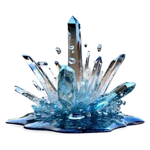 Crystal Splash Effect PNG Wil PNG