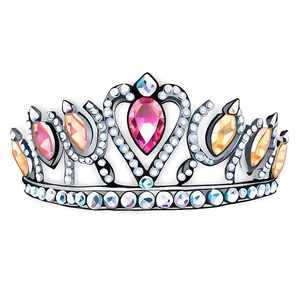 Crystal Tiara Drawing Png Lln5 PNG image