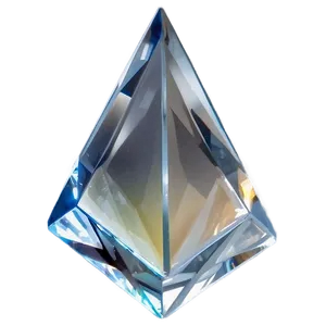 Crystal Triangle Prism PNG Dsw