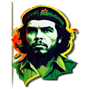 Cuban Che Guevara Mural Png 06252024 PNG image