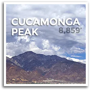 Cucamonga_ Peak_ Sign_8859ft PNG
