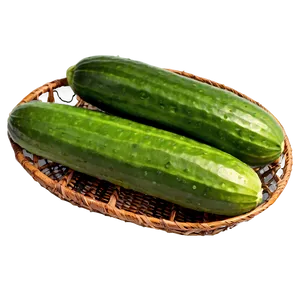 Cucumber In Basket PNG 05242024 PNG