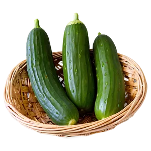 Cucumber In Basket PNG 35 PNG