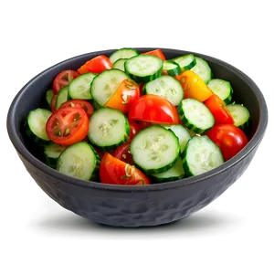 Cucumber Tomato Salad Png 30 PNG image