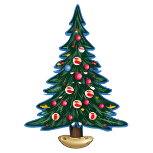 Cuddly Christmas Tree Picture PNG Ish75 PNG