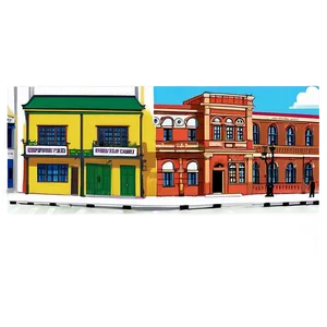 Cultural Quarter Illustration PNG Vxt