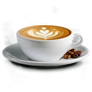 Cup Of Latte Art PNG Mcu24