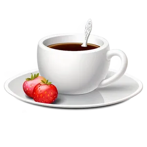 Cup With Spoon PNG Xac
