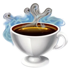 Cup With Steam PNG 64