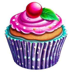 Cupcake Clipart PNG Rvg