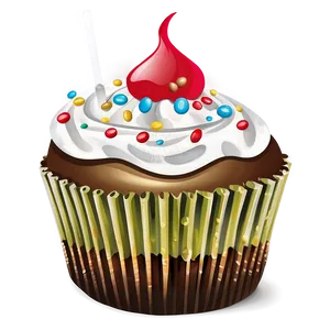 Cupcake Illustration PNG 05032024