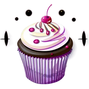 Cupcake Illustration Png Fdg8 PNG image