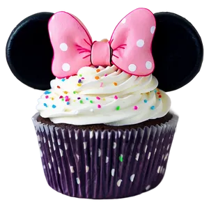 Cupcake Minnie Mouse Ears PNG Ndv