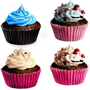 Cupcake Set PNG Hno
