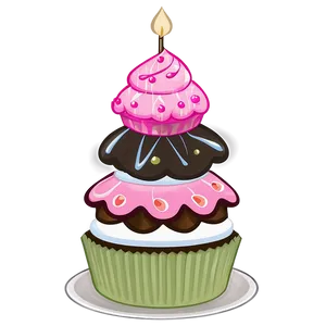 Cupcake Tower Png Ahd75 PNG image