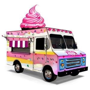 Cupcake Truck Png 05252024 PNG image