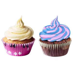 Cupcake With Frosting Swirl PNG 24 PNG