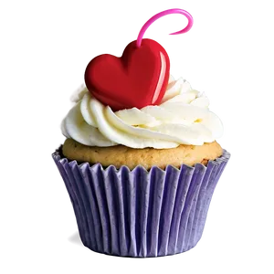 Cupcake With Heart PNG 71